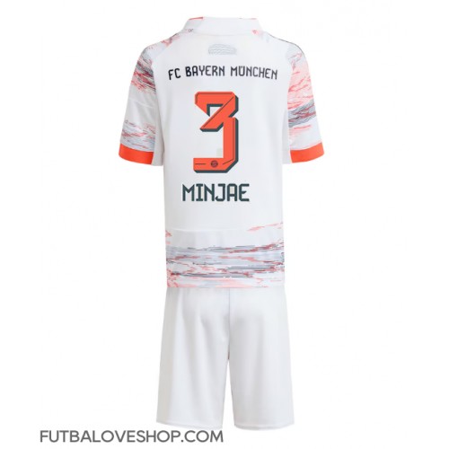 Dres Bayern Munich Kim Min-jae #3 Preč pre deti 2025-26 Krátky Rukáv (+ trenírky)